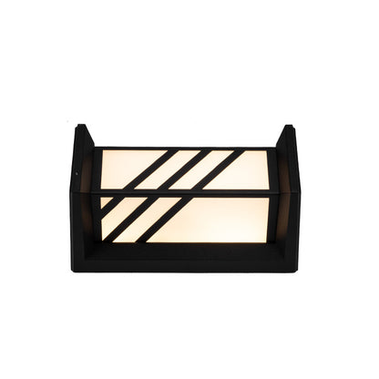 Applique da esterno LED AX140BK 20W Bianco Nero Applique da esterno Titolo predefinito Alessandro Design
