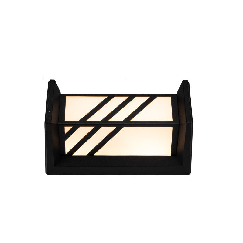 Applique da esterno LED AX140BK 20W Bianco Nero Applique da esterno Titolo predefinito Alessandro Design