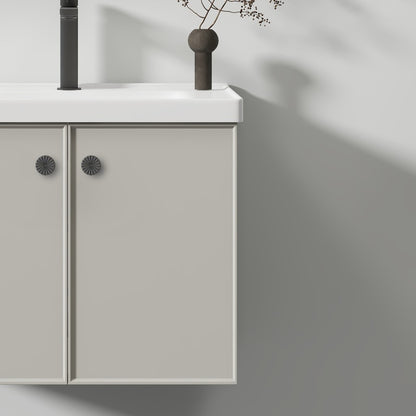 Mobili Bagno, Mobile Con Specchio LED T1141G/60 Specchi Mobile Grigio Titolo predefinito Alessandro Design