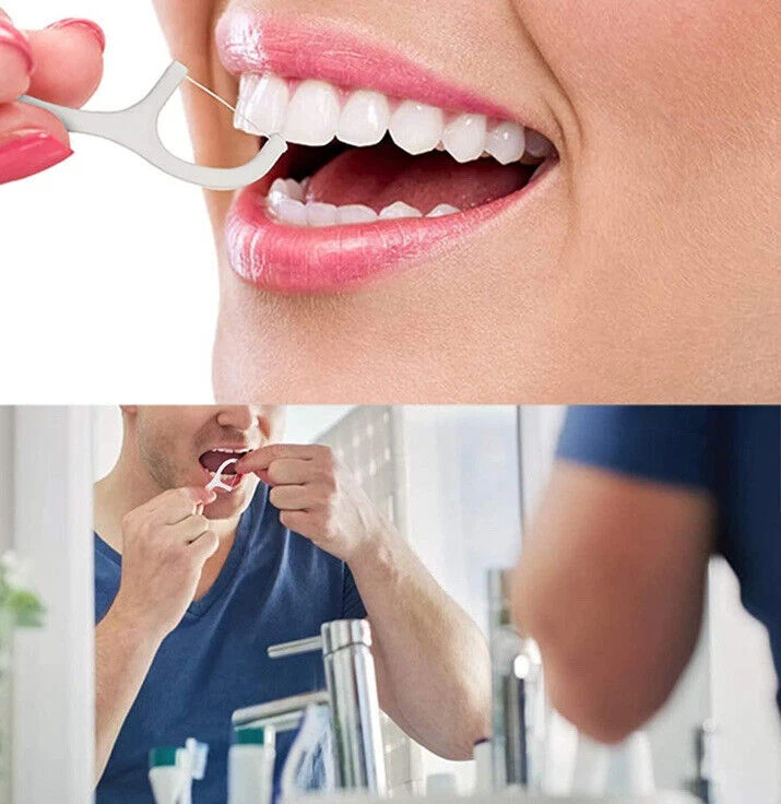 Set di 100 stuzzicadenti con filo interdentale Personal Care Titolo predefinito Alessandro Design