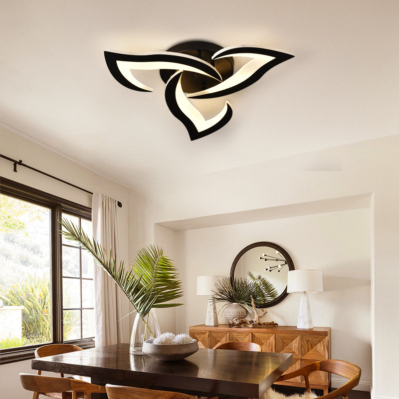 Lampadario LED con Telecomando LT660/3BK, 3 Elementi, 32W, Luce 3000/4000/6000K, Nero, Altezza Regolabile Lampadari LED con Telecomando Titolo predefinito Alessandro Design