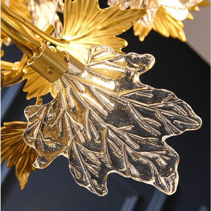Lampadario Moderno, LEAFORA Regalis, 2 Cerchi, 12xE14, Diametro 80cm, Oro, Altezza Regolabile, Metallo e Cristallo Lampadari Moderni Titolo predefinito Alessandro Design
