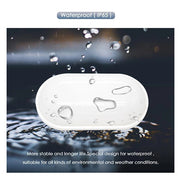 Lampada da Parete per Esterno a LED, IP65, Bianco, Luce Calda 3000K, Lampada da Parete per Esterno Bianca Titolo predefinito Alessandro Design