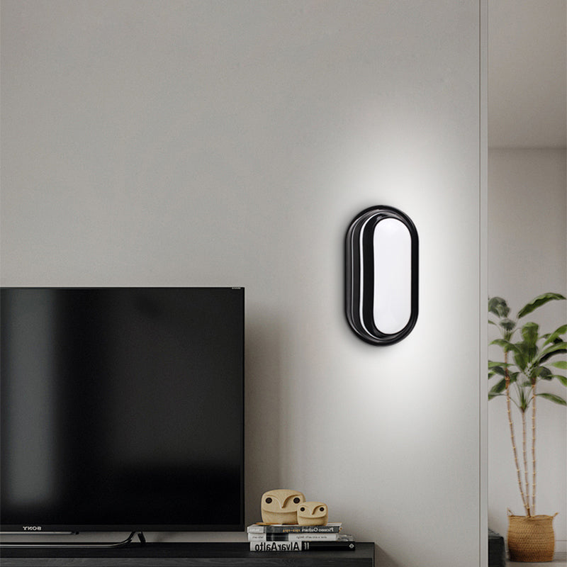 Lampada da Parete per Esterno LED AX322/214BK, Luce Calda 3000K, IP65, Lampada da Parete per Esterno Nera Titolo predefinito Alessandro Design