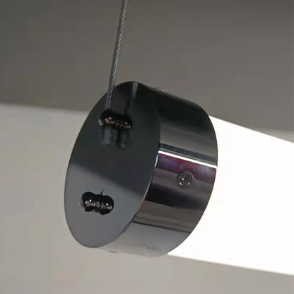 Lampadario LED DIVINO Nero 91W con Tubo Flessibile in Silicone, Diametro 60cm - Luce Orientabile 3000K/4000K/6000K Lampadari Moderni Titolo predefinito Alessandro Design