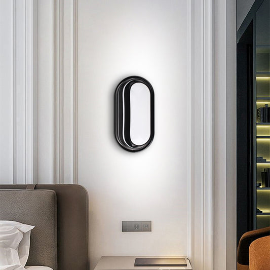 Lampada da Parete per Esterno LED AX322/214BK, Luce Calda 3000K, IP65, Lampada da Parete per Esterno Nera Titolo predefinito Alessandro Design