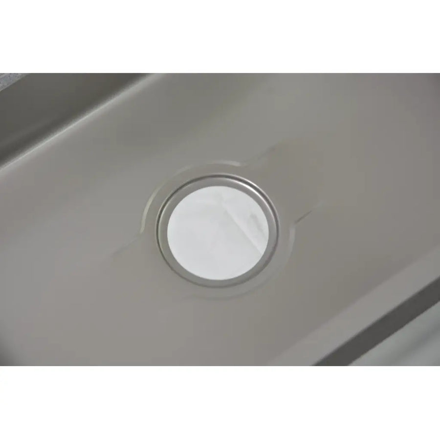 Lavello da cucina in acciaio inox 60x45x21 cm, acciaio inox spazzolato Titolo predefinito Alessandro Design