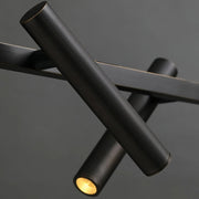 Lampadario LED Harman, 23W, 6 Sorgenti, Luce Neutra, Nero Lampadari Moderni Titolo predefinito Alessandro Design