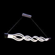 Lampadario LED a Sospensione con Telecomando WAVE 89W, Lineare, Luce Fredda/Calda/Neutra, Dimmerabile, Bianco, Lampadari LED con Telecomando Titolo predefinito Alessandro Design