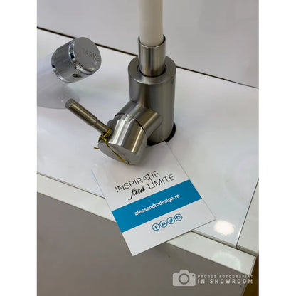 Rubinetto con tubo flessibile, acciaio inossidabile SUS304, satinato e bianco, CF025WH Rubinetti da cucina Titolo predefinito Alessandro Design