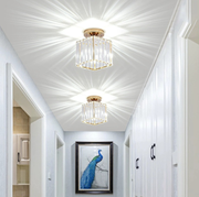 Lampadario Georgiano LC111GD, 1xE27, Diametro 12 cm, Altezza 17 cm, IP20, Oro, Cristallo, Metallo, Lampadine Non Incluse Lampadari Classici Titolo predefinito Alessandro Design