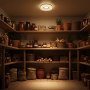 Lustra LED MARU Petito, 29W, Diametru 20cm, Lumina Calda/Neutra/Rece, Alb, Metal si Cristal