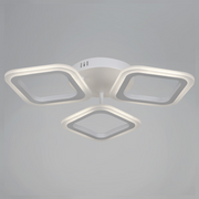 Lampadario LED ERIKA 20W, 3 Quadrati, Luce Neutra 4000k, Bianco, Lampadari LED Applicati in Metallo e Acrilico Titolo predefinito Alessandro Design