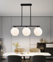 Lampadario a Sospensione LM520/3BK, 3XE27, 59x20x25, Nero, Bianco, Ferro, Plexiglas Lampadari Moderni Titolo predefinito Alessandro Design