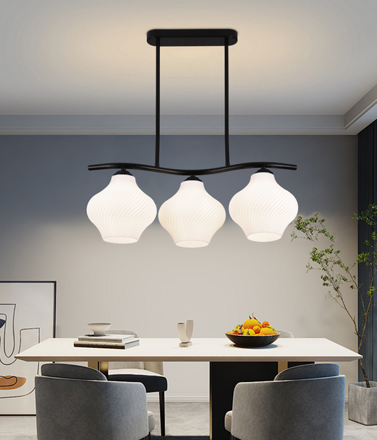 Lampadario a Sospensione LM521/3BK, 3XE27, 59x20x25, Nero, Bianco, Metallo, Plexiglas Lampadari Moderni Titolo predefinito Alessandro Design