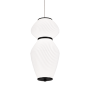 LUMA Lampadario a Sospensione, 33W, Luce Calda/Fredda/Neutra 3000K/4500K/6000K, Diametro 40,5 cm, Altezza 16,5 cm, Bianco, Plexiglas, Metallo Lampadari LED Titolo predefinito Alessandro Design