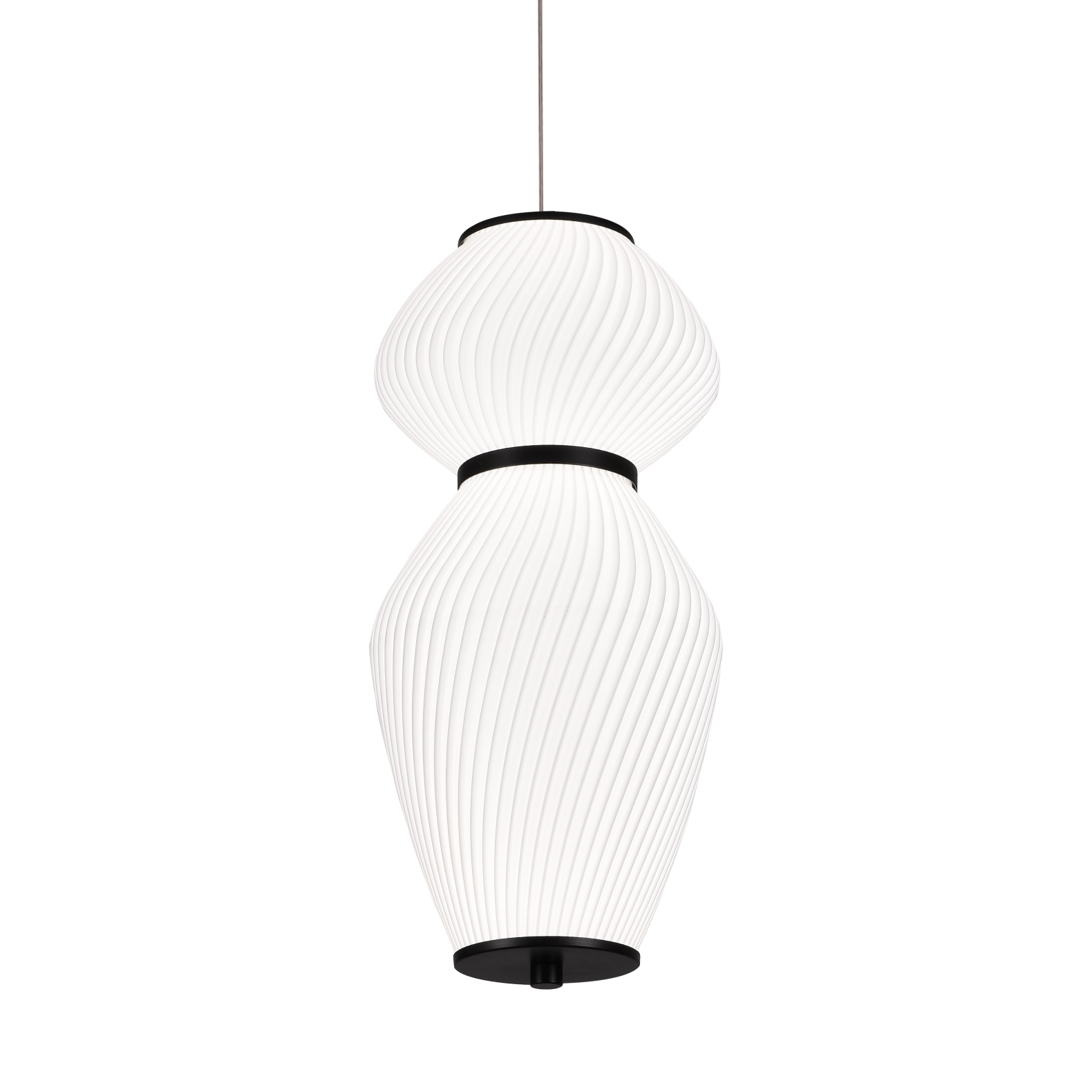 LUMA Lampadario a Sospensione, 33W, Luce Calda/Fredda/Neutra 3000K/4500K/6000K, Diametro 40,5 cm, Altezza 16,5 cm, Bianco, Plexiglas, Metallo Lampadari LED Titolo predefinito Alessandro Design