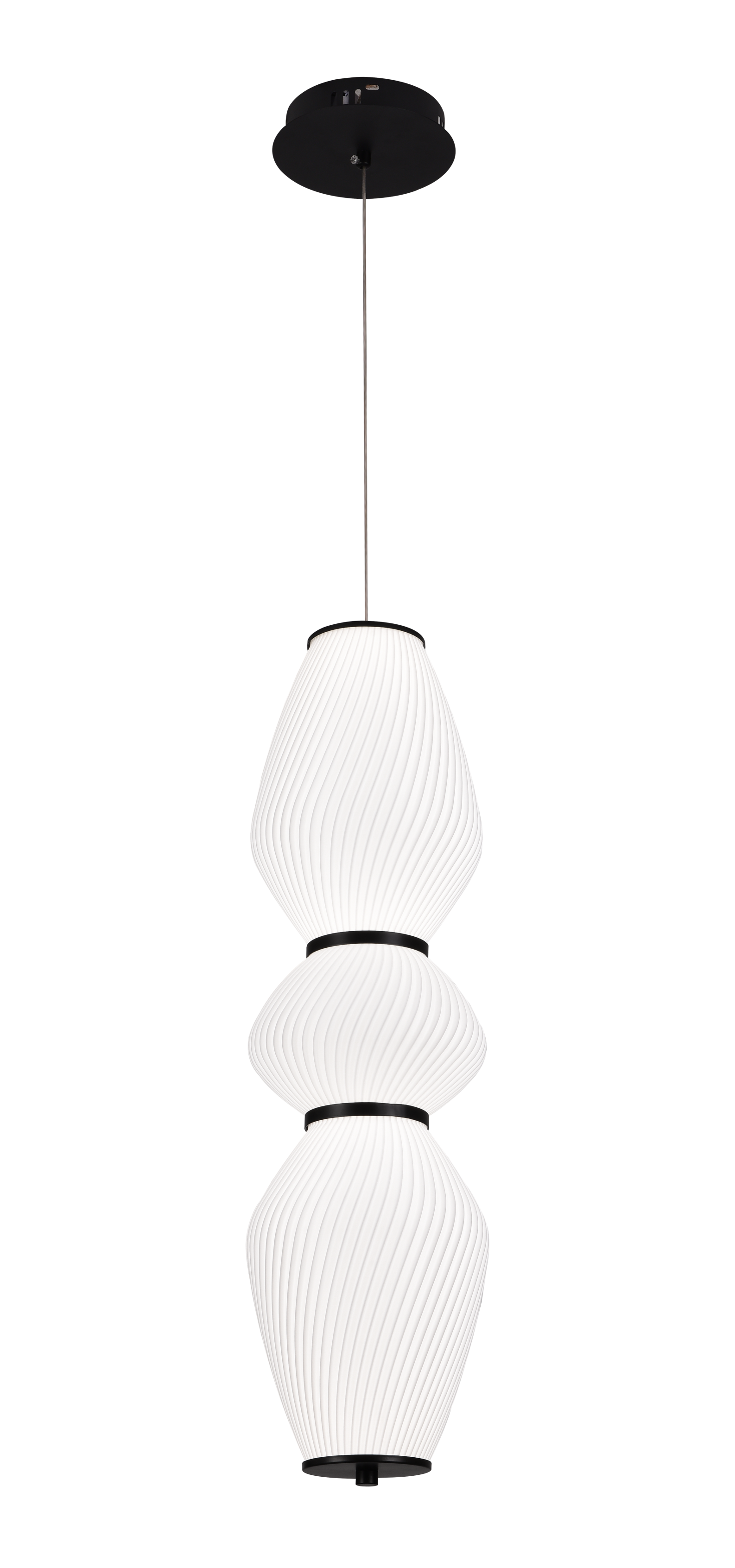 LUMA Lampadario a Sospensione, Luce Calda/Neutra/Fredda 3000K/4500K/6000K, Diametro 66 cm, Altezza 16,5 cm, Bianco, Plexiglas, Metallo Lampadari LED Titolo predefinito Alessandro Design