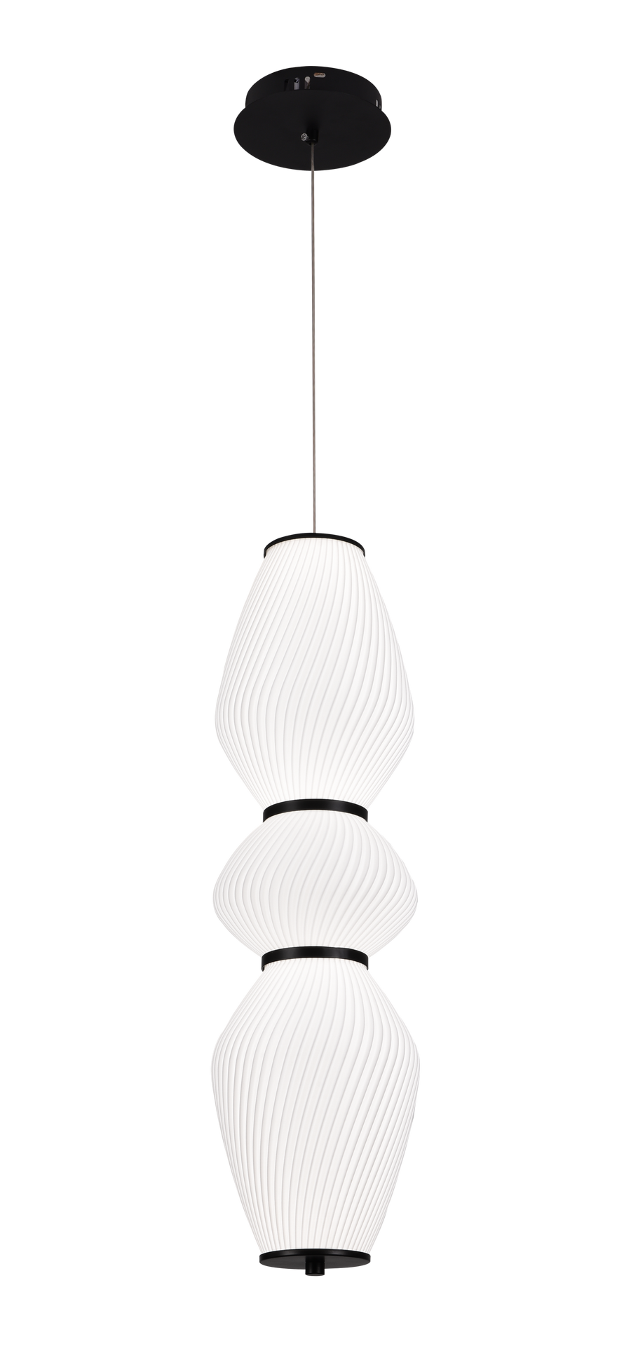 LUMA Lampadario a Sospensione, Luce Calda/Neutra/Fredda 3000K/4500K/6000K, Diametro 66 cm, Altezza 16,5 cm, Bianco, Plexiglas, Metallo Lampadari LED Titolo predefinito Alessandro Design