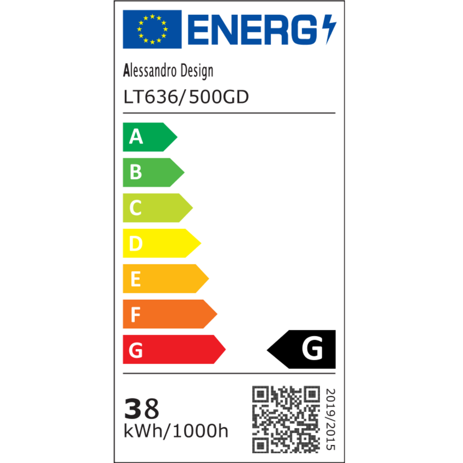 Lampadario LED con telecomando LUNARO 38W, 2 Cerchi, Luce Fredda/Calda/Neutra, Dimmerabile, Lampadari LED Bianco Oro con Telecomando Titolo predefinito Alessandro Design