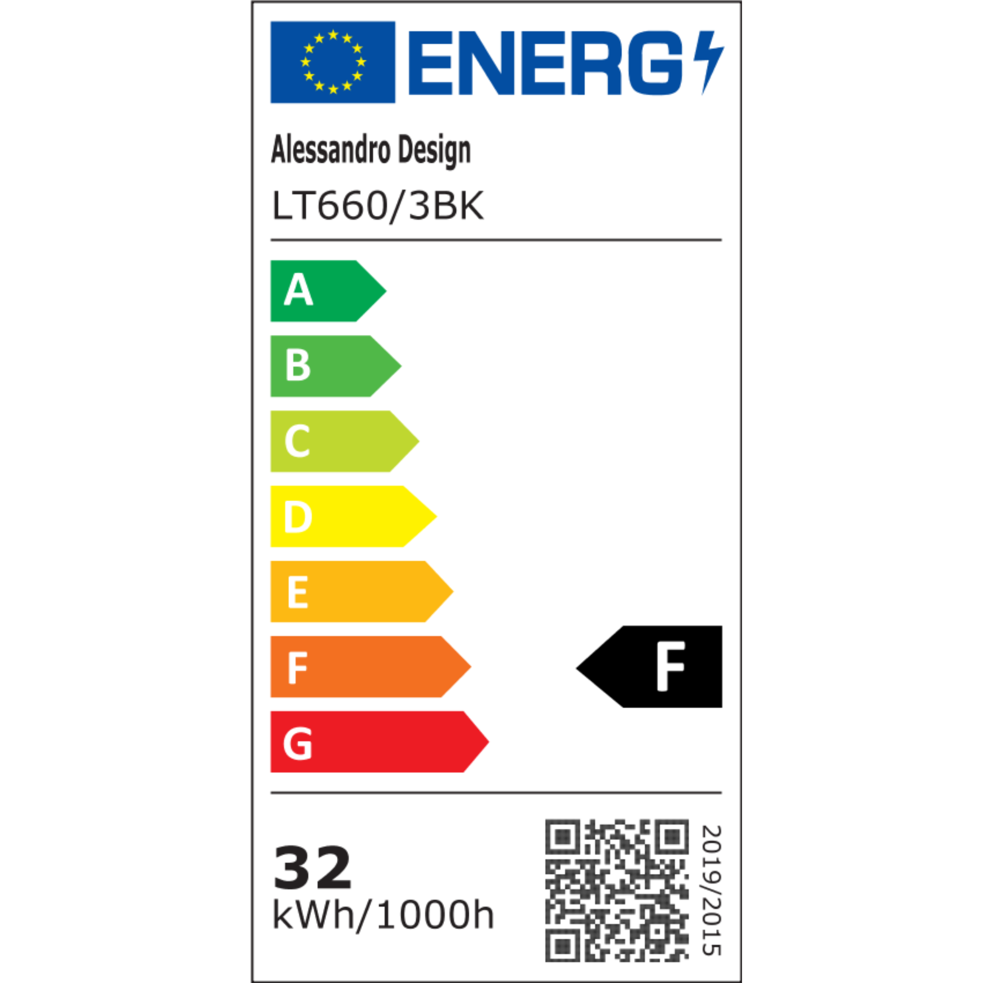 Lampadario LED con Telecomando LT660/3BK, 3 Elementi, 32W, Luce 3000/4000/6000K, Nero, Altezza Regolabile Lampadari LED con Telecomando Titolo predefinito Alessandro Design