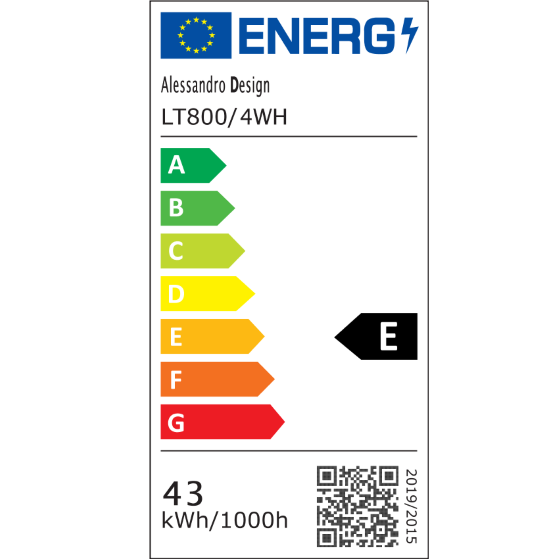 Lampadario a LED con telecomando BETTY 43W, 4 Cerchi, Luce Fredda/Calda/Neutra, Dimmerabile, Lampadario a LED Bianco con telecomando Titolo predefinito Alessandro Design