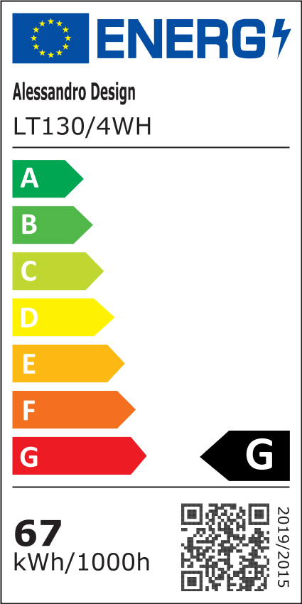 Lampadario LED con telecomando ELLA 67W, 4 Quadrati, Luce Fredda/Calda/Neutra, Dimmerabile, Bianco, Metallo e Acrilico