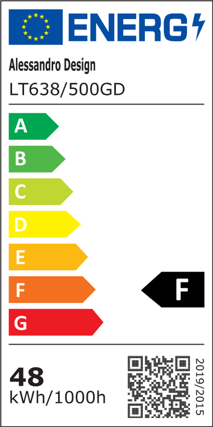 Lustra LED cu telecomanda GILDRA 48W, 2 Patrate, lumina Rece/Calda/Neutra, Dimabila, Auriu