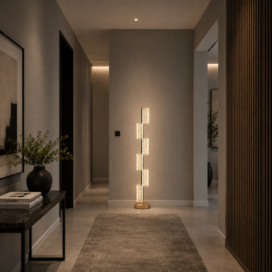 Lampada LED 40W Moderna Austin 125Cm 3000/4000/6000K Oro