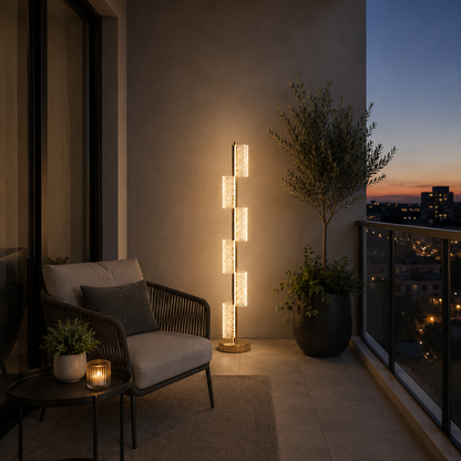 Lampada LED 40W Moderna Austin 125Cm 3000/4000/6000K Oro