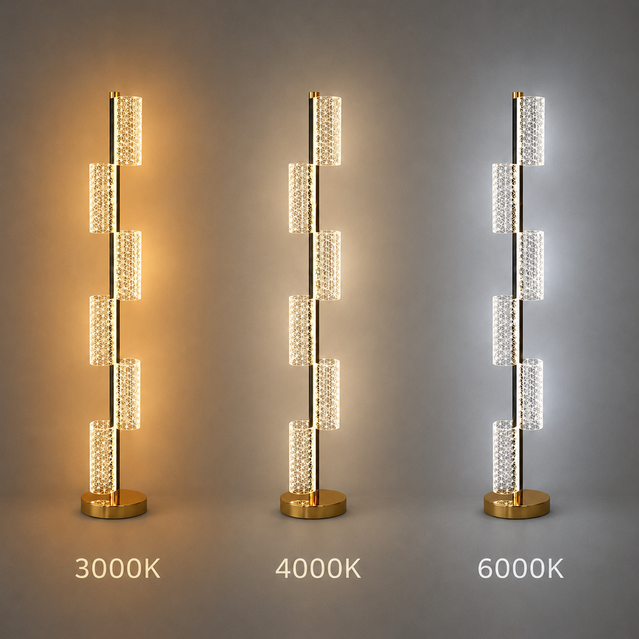 Lampada LED 40W Moderna Austin 125Cm 3000/4000/6000K Oro