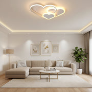 Lampadario a LED con telecomando AMI 48W, 3 Cuori, Luce Fredda/Calda/Neutra, Dimmerabile, Lampadario a LED Bianco con telecomando Titolo predefinito Alessandro Design