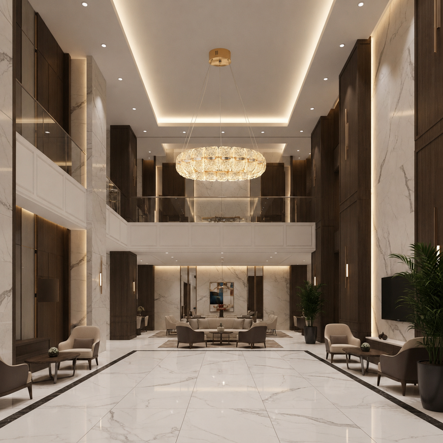 MAYON Supremo Lampadario di cristallo, 80x80 cm, 3000K/4000K/6000K, 210W, metallo e acrilico, oro