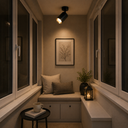 Lampadario Joom con Proiettore 1XGU10 Nero