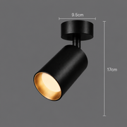 Lampadario Joom con Proiettore 1XGU10 Nero
