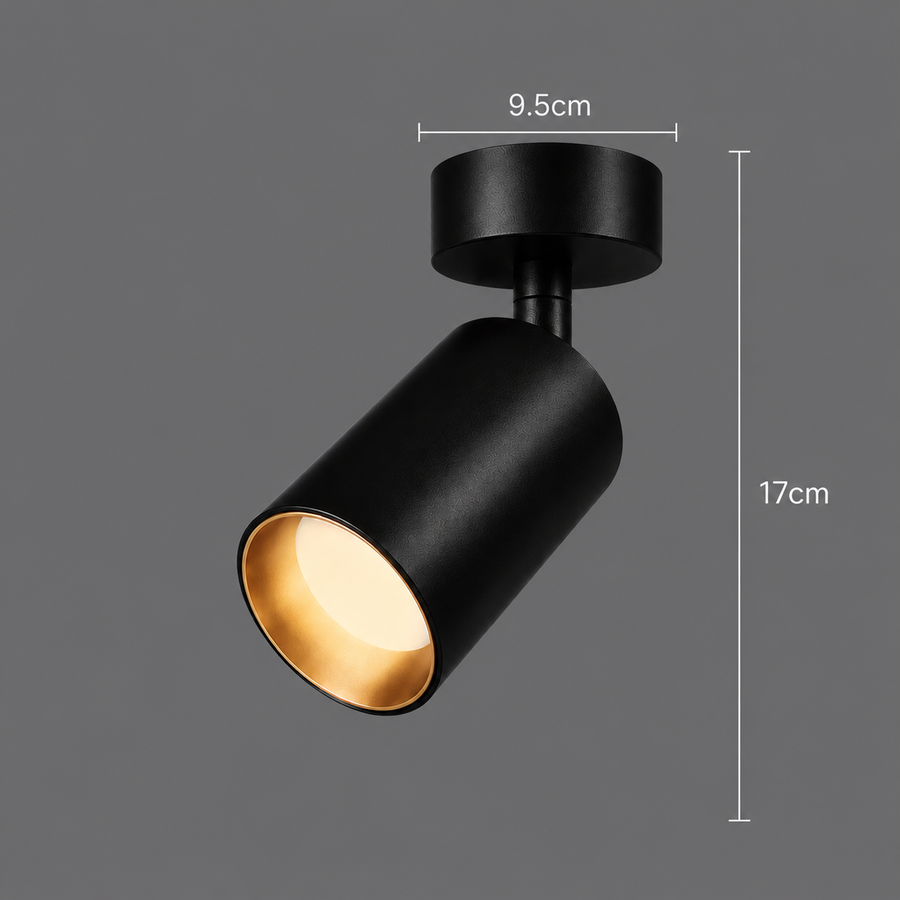 Lampadario Joom con Proiettore 1XGU10 Nero