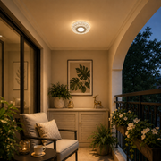 Lampadario LED ASADO, 14W, Diametro 20cm, Luce Calda/Neutra/Fredda, Bianco, Metallo e Acrilico