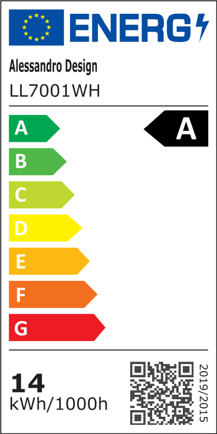 Lampadario LED ASADO, 14W, Diametro 20cm, Luce Calda/Neutra/Fredda, Bianco, Metallo e Acrilico