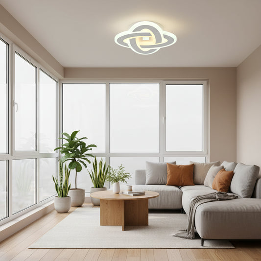 Lampadario LED CRINELLA 45W, Diametro 23cm, Luce Fredda/Calda/Neutra, Lampadario LED Bianco Titolo predefinito Alessandro Design
