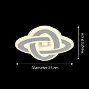Lampadario LED CRINELLA 45W, Diametro 23cm, Luce Fredda/Calda/Neutra, Lampadario LED Bianco Titolo predefinito Alessandro Design