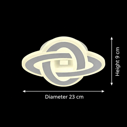 Lampadario LED CRINELLA 45W, Diametro 23cm, Luce Fredda/Calda/Neutra, Lampadario LED Bianco Titolo predefinito Alessandro Design