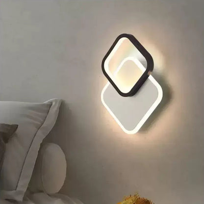 MARCELO Lampadario LED 30W, luce Fredda/Calda/Neutra Bianco Nero