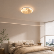 MARTE Lampadario LED 41W, Diametro 30cm, Luce Fredda/Calda/Neutra, Grigio