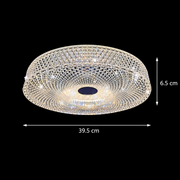 Lampadario LED RADIAN Nobile, 43W, Diametro 39,5 cm, Luce Calda/Neutra/Fredda, Lampadario LED Bianco Titolo predefinito Alessandro Design
