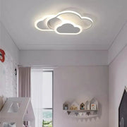 RIOKO Lampadario LED con Telecomando, 48W, 3 Nuvole, Luce Fredda/Calda/Neutra, Dimmerabile, Lampadari LED Bianchi con Telecomando Titolo predefinito Alessandro Design