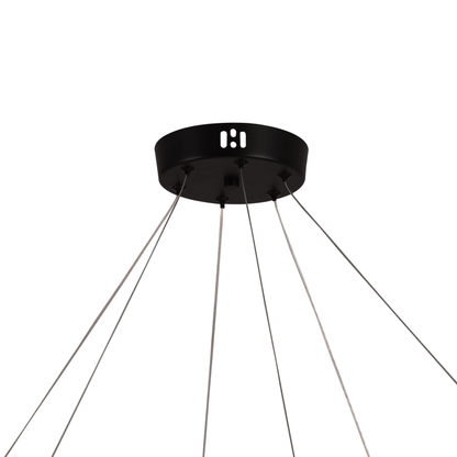 Lampadario LED a Sospensione UNDA Crown in Acrilico, 28W, Luce Calda/Neutra/Fredda 3000/4000/6000K, Bianco, Altezza Regolabile, Lampadari Moderni in Metallo e Acrilico Titolo predefinito Alessandro Design
