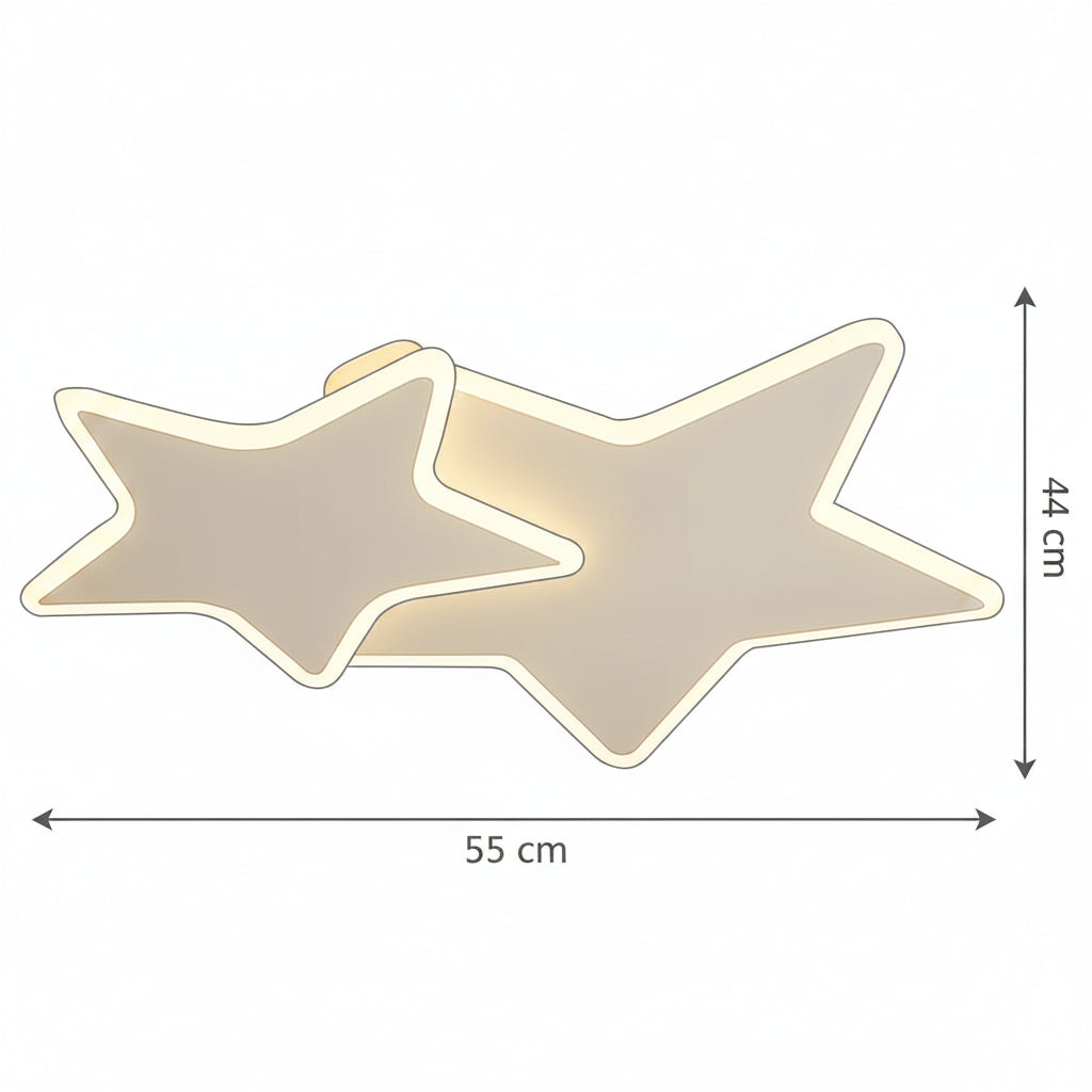 Lampadario a LED con telecomando 41W, Stelle, Luce Fredda/Calda/Neutra, Dimmerabile, Lampadario a LED Bianco con telecomando Titolo predefinito Alessandro Design