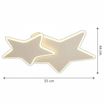 Lampadario a LED con telecomando 41W, Stelle, Luce Fredda/Calda/Neutra, Dimmerabile, Lampadario a LED Bianco con telecomando Titolo predefinito Alessandro Design