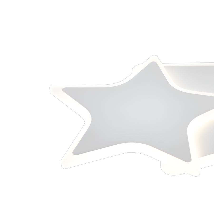 Lampadario a LED con telecomando 41W, Stelle, Luce Fredda/Calda/Neutra, Dimmerabile, Lampadario a LED Bianco con telecomando Titolo predefinito Alessandro Design