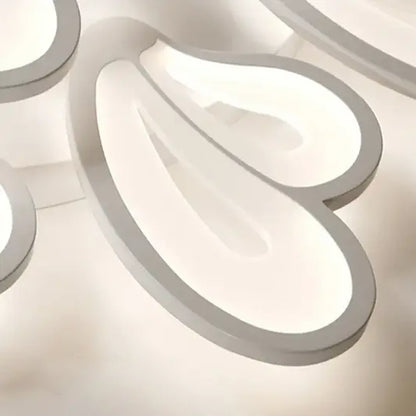 Lampadario LED con telecomando BLOSSOM 95W, 5 Petali, Luce Fredda/Calda/Neutra 3000K/4000K/6000K, Dimmerabile, Lampadari LED con Telecomando Bianco, Metallo e Acrilico Titolo predefinito Alessandro Design